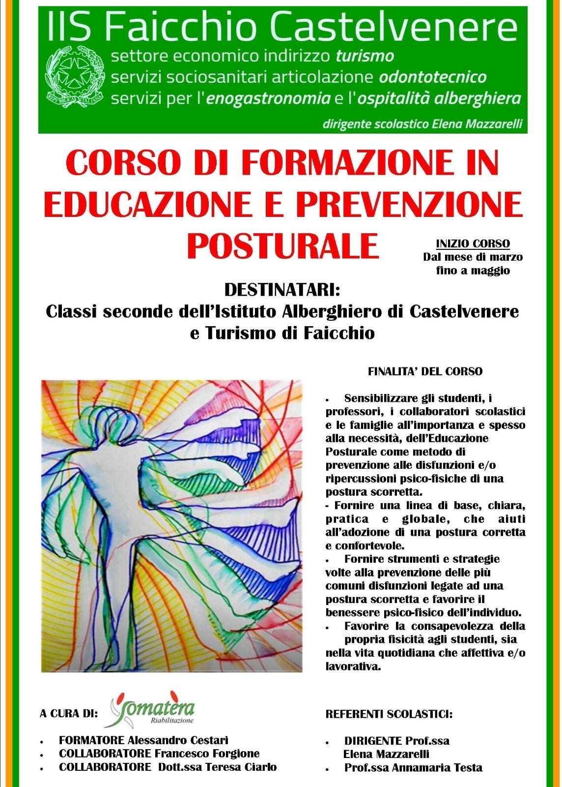 CORSO DI FORMAZIONE IN EDUCAZIONE E PREVENZIONE POSTURALE